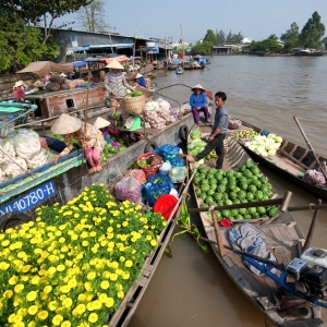 MỸ THO – CẦN THƠ  CHỢ NỔI CÁI RĂNG – CĂN NHÀ MÀU TÍM